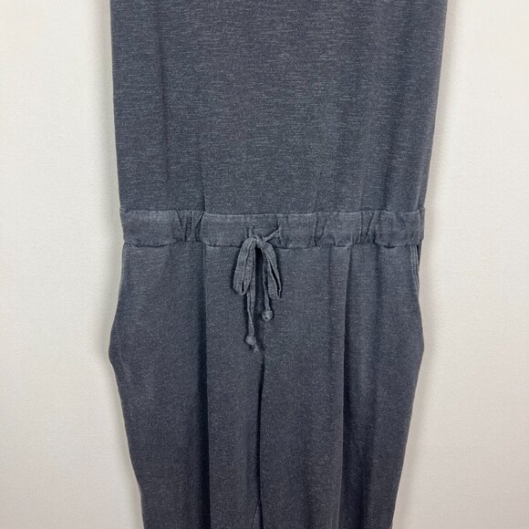 Sundry 2 Jumpsuit Womens Medium Gray Jogger Sleeveless Drawstring Casual Lounge‎ - Picture 6 of 13